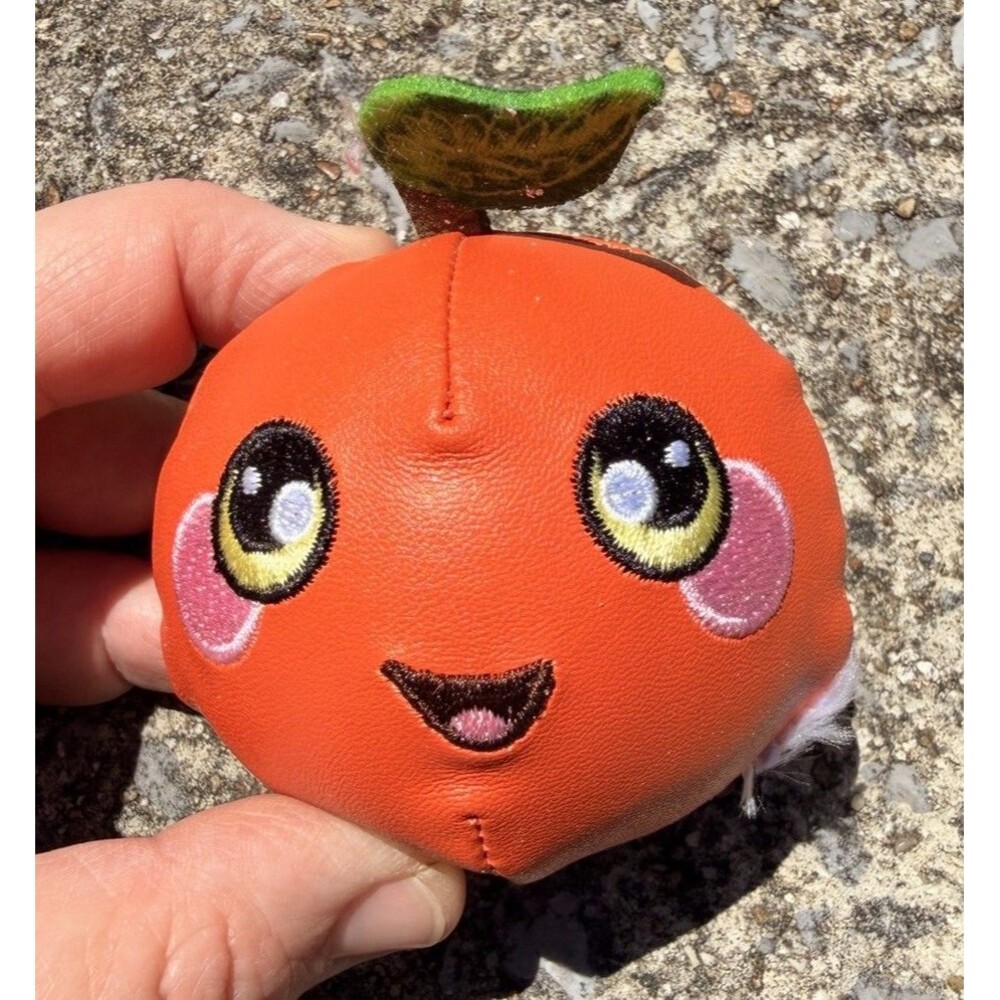 Squeezamals Plastic Fruit Mini Plush 2” Orange